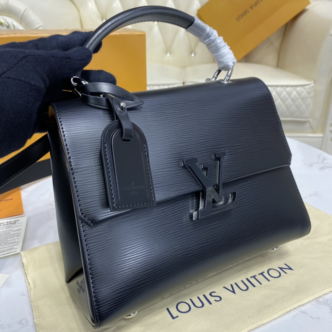 Louis Vuitton GRENELLE PM Epi Leather Shoudler Bag  M53695 Black